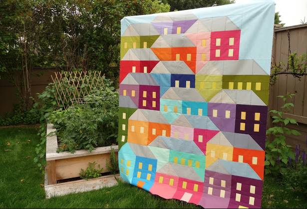 22 Free House Quilt Block Patterns Image