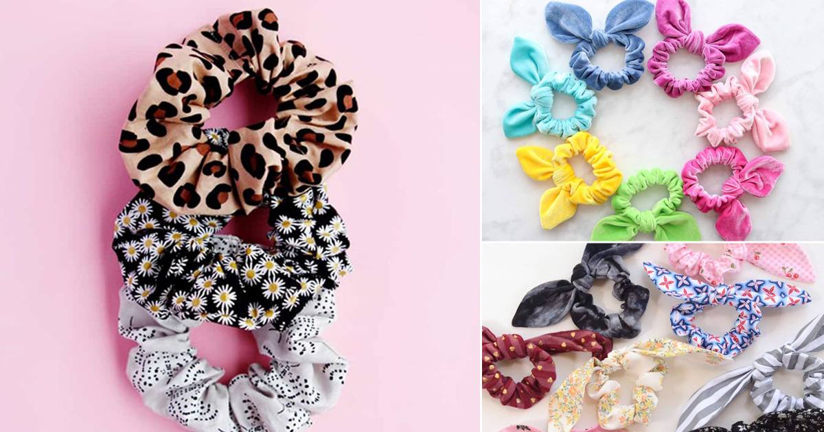 33 Easy Scrunchie DIY Recipes Image