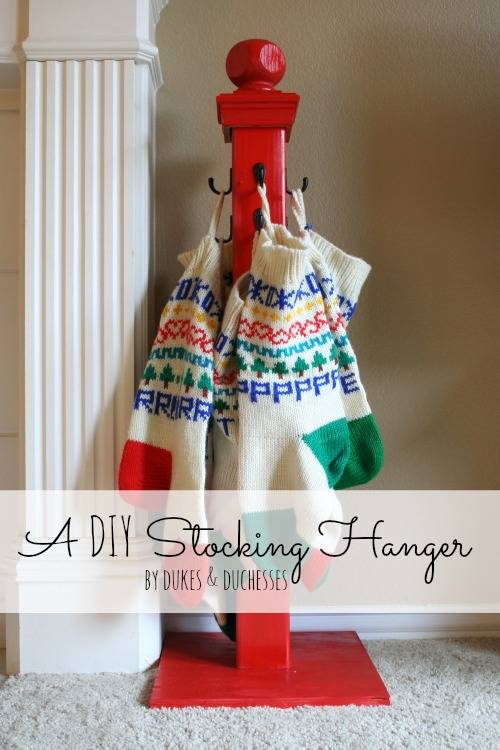 14 DIY Stocking Hangers Ideas Image