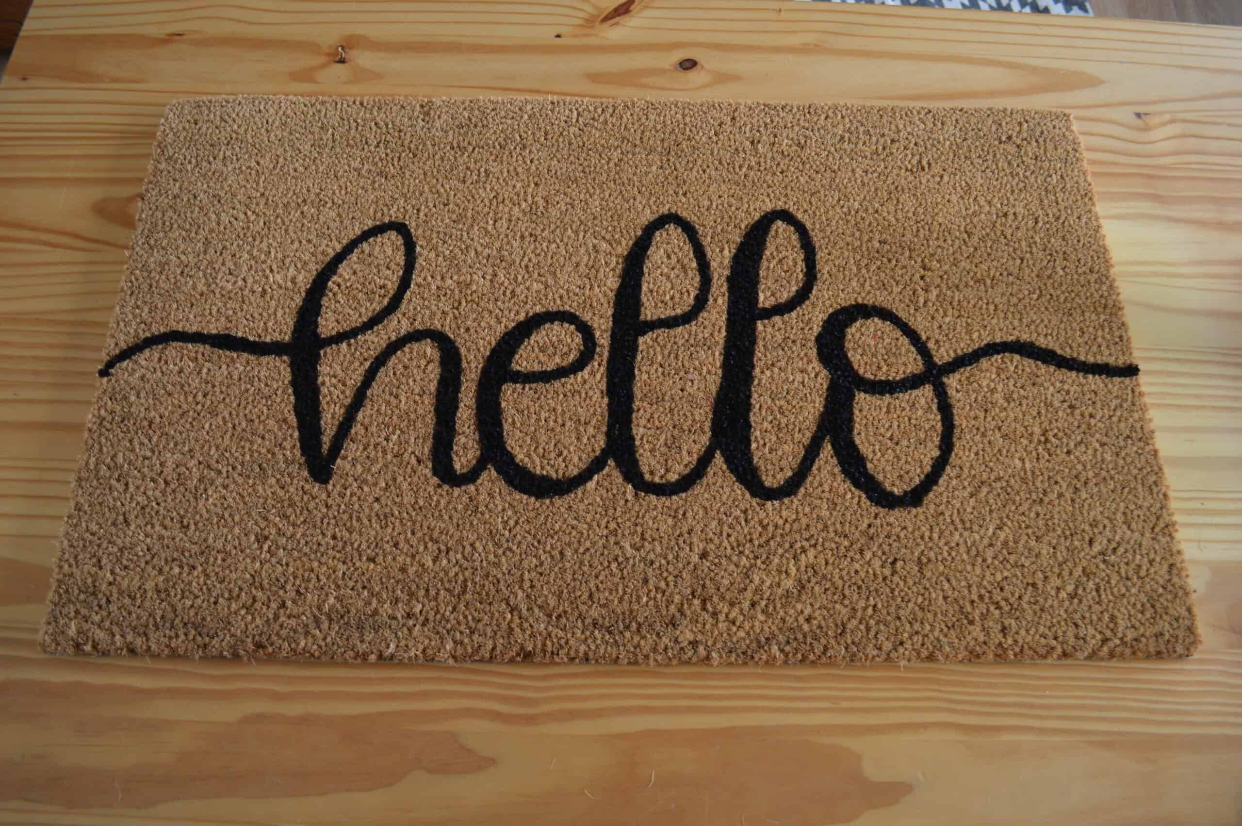 32 Spray Paint Door Mat Ideas Image