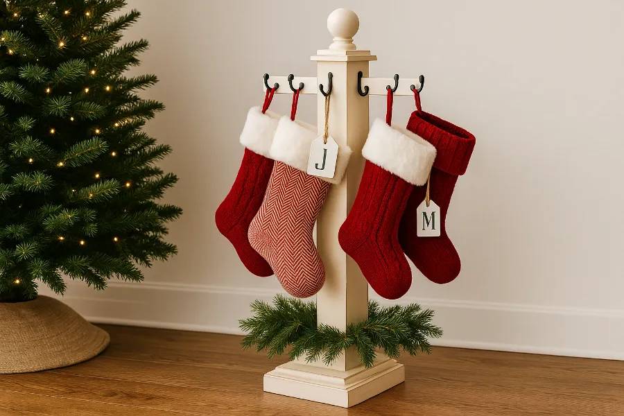 14 DIY Stocking Hangers Ideas Image