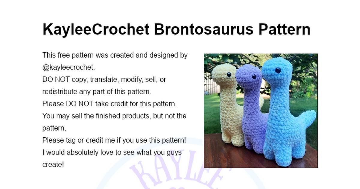 17 Crochet Rex Toy Story Patterns Image