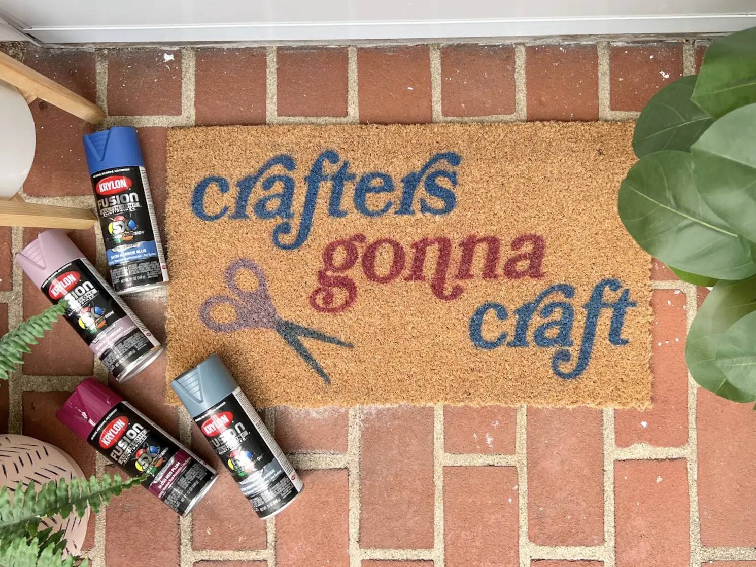 32 Spray Paint Door Mat Ideas Image