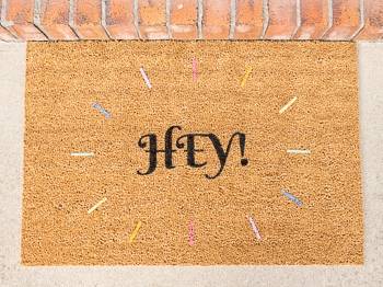 32 Spray Paint Door Mat Ideas Image