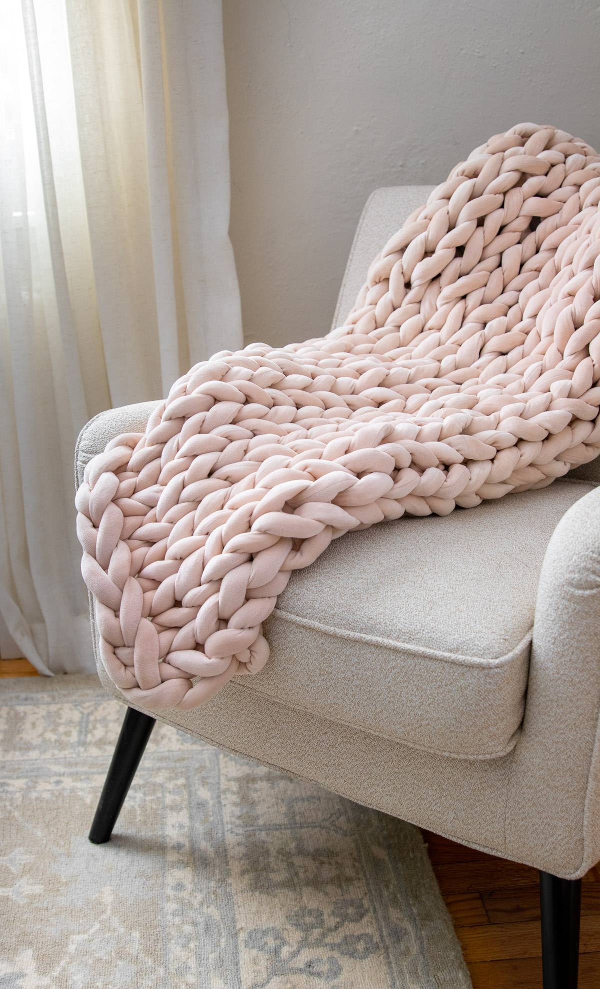 11 Chunky Hand Knit Blanket Ideas Image