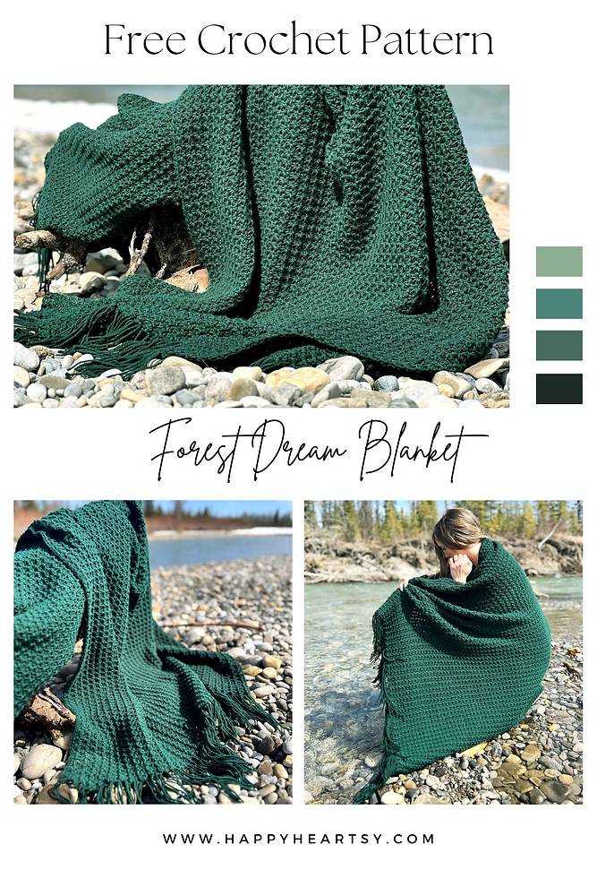 28 Solid Color Crochet Blanket Patterns Image
