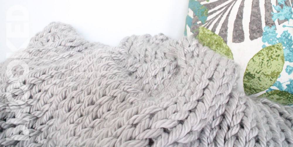 11 Chunky Hand Knit Blanket Ideas Image