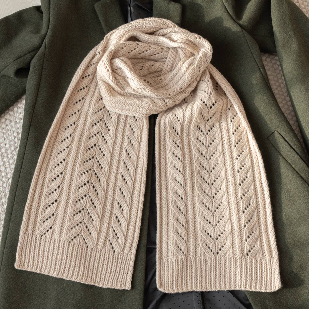 28 Knitted Scarves Patterns Image