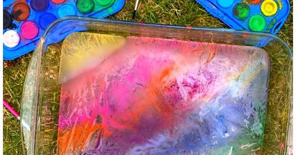 14 DIY Ice Painting Ideas Image