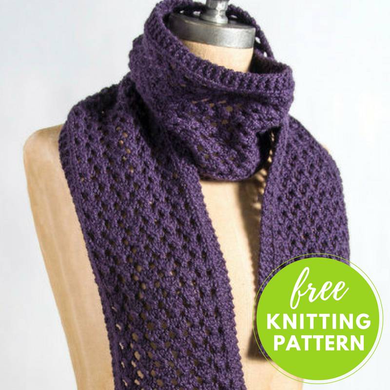 28 Knitted Scarves Patterns Image
