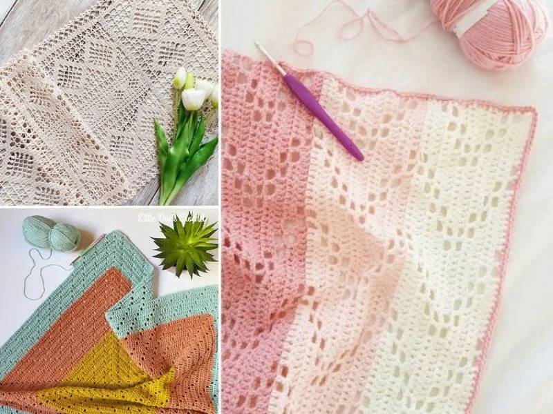 28 Solid Color Crochet Blanket Patterns Image