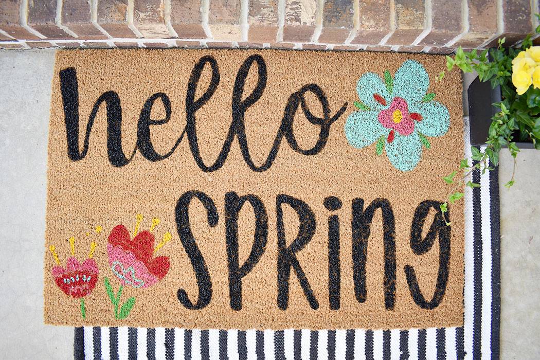 32 Spray Paint Door Mat Ideas Image