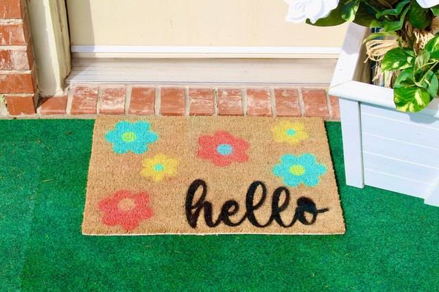 32 Spray Paint Door Mat Ideas Image