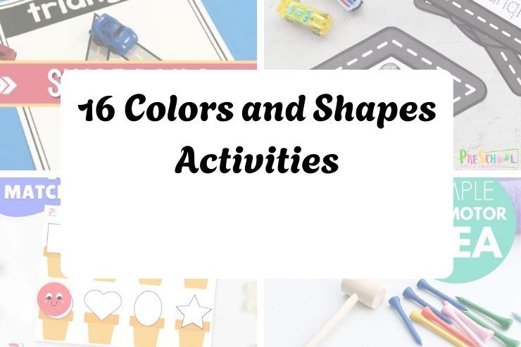 16 Colors and Shapes Activities