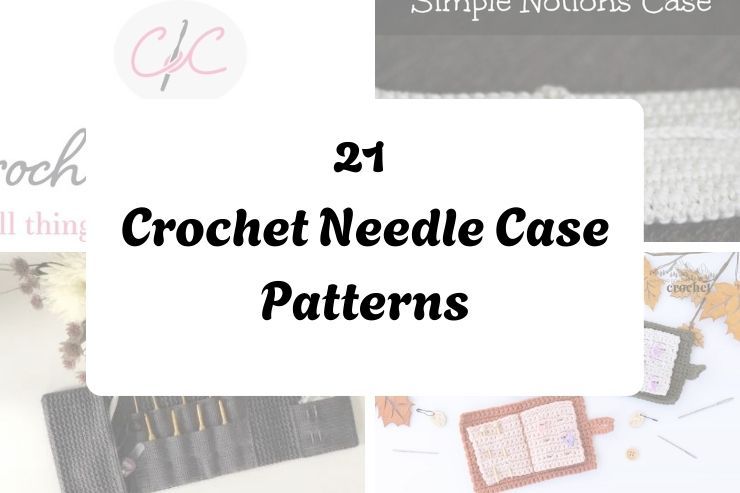 21 Crochet Needle Case Patterns