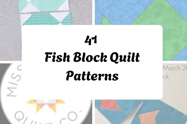 41 Fish Block Quilt Patterns