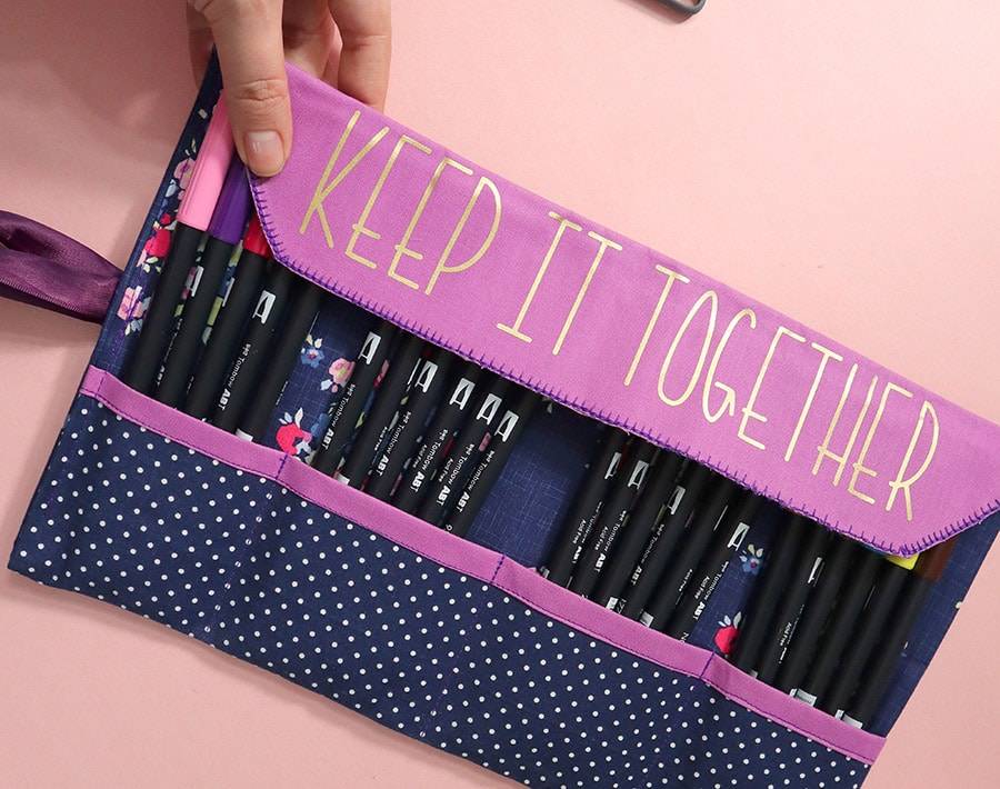 34 DIY Roll Up Pencil Case Patterns Image