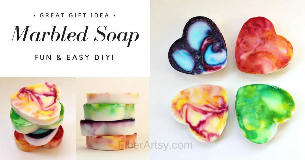 23 DIY Marbled Soap Ideas Image