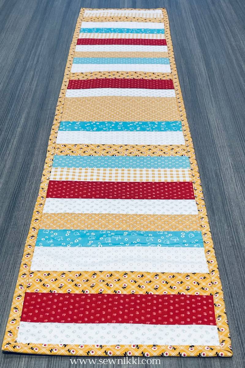 34 Jelly Roll Table Runner Patterns Image
