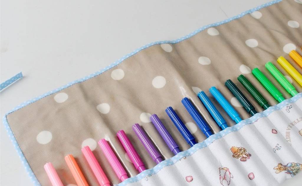 34 DIY Roll Up Pencil Case Patterns Image