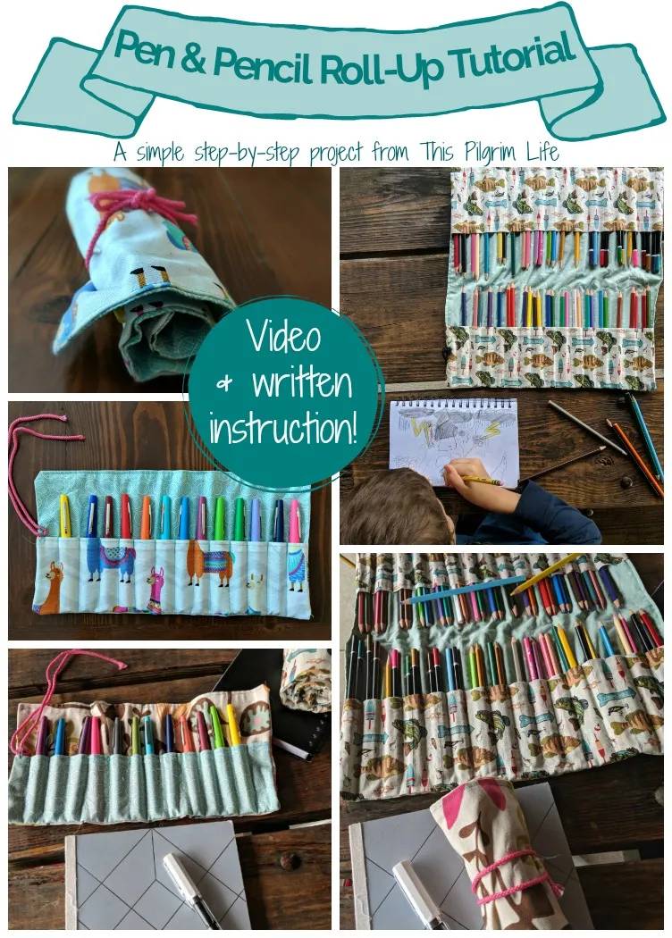 34 DIY Roll Up Pencil Case Patterns Image