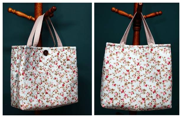 25 Jelly Roll Tote Bag Patterns Image