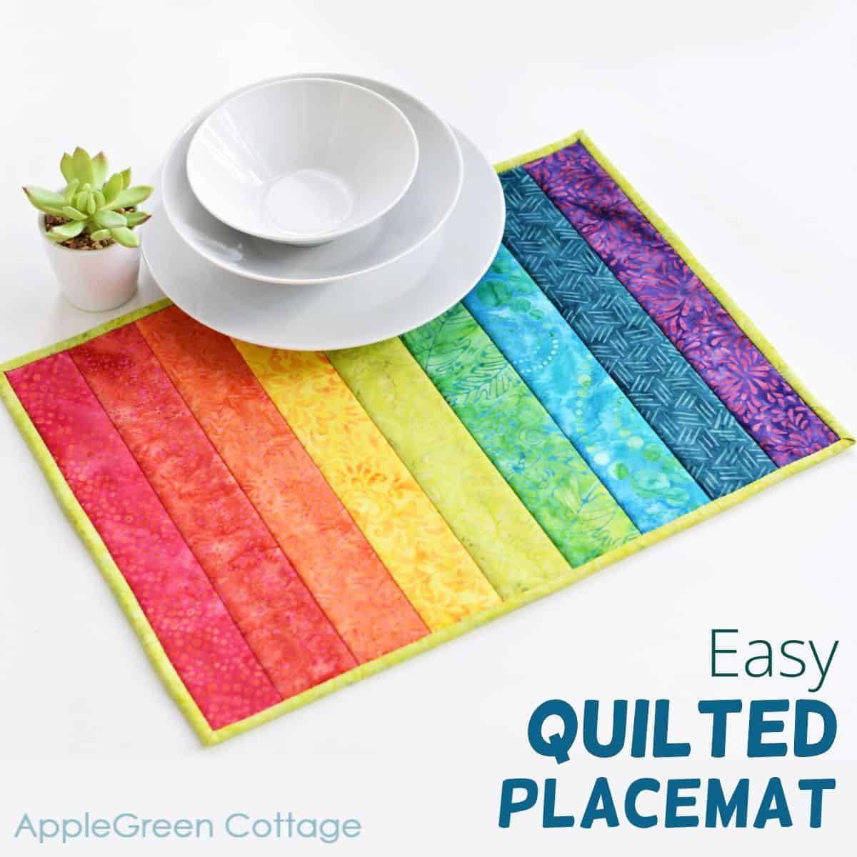 8 Jelly Roll Placemat Patterns Image