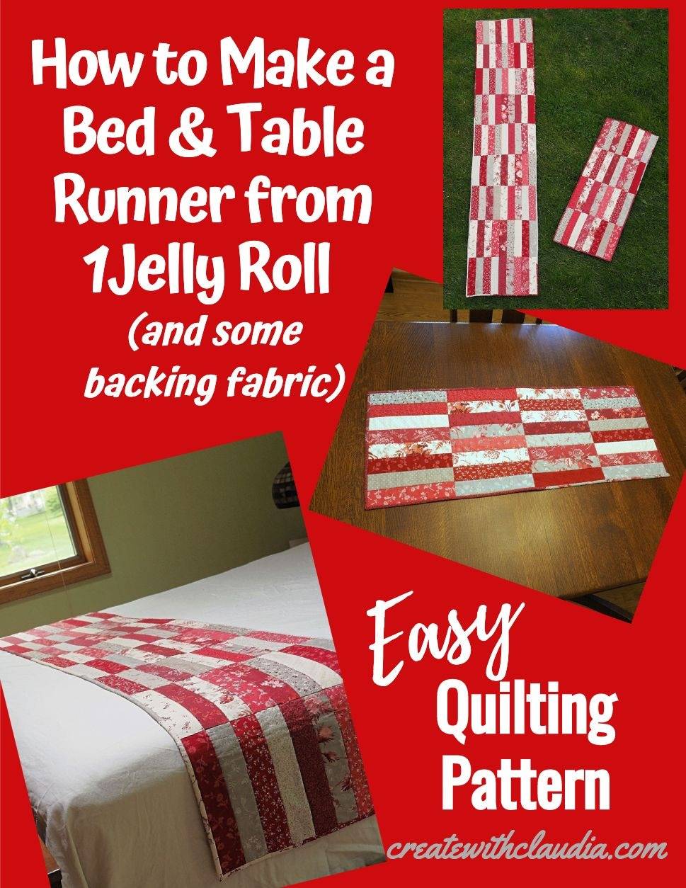 34 Jelly Roll Table Runner Patterns Image