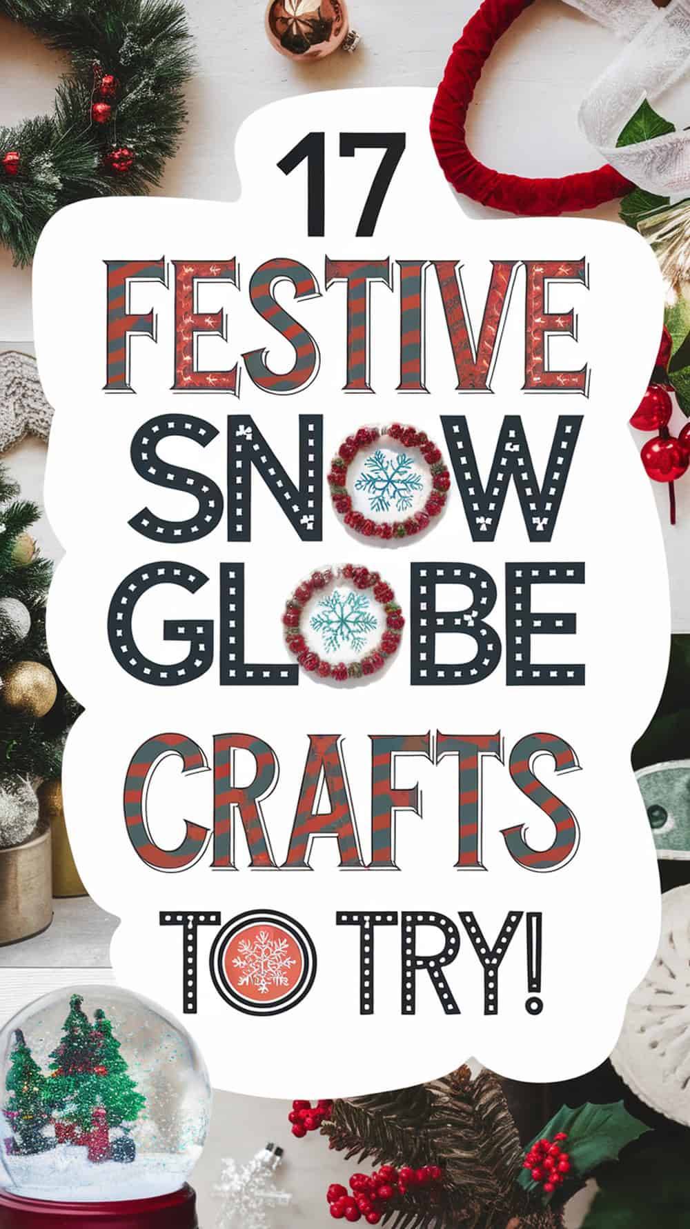 30 DIY Waterless Snow Globe Ideas Image