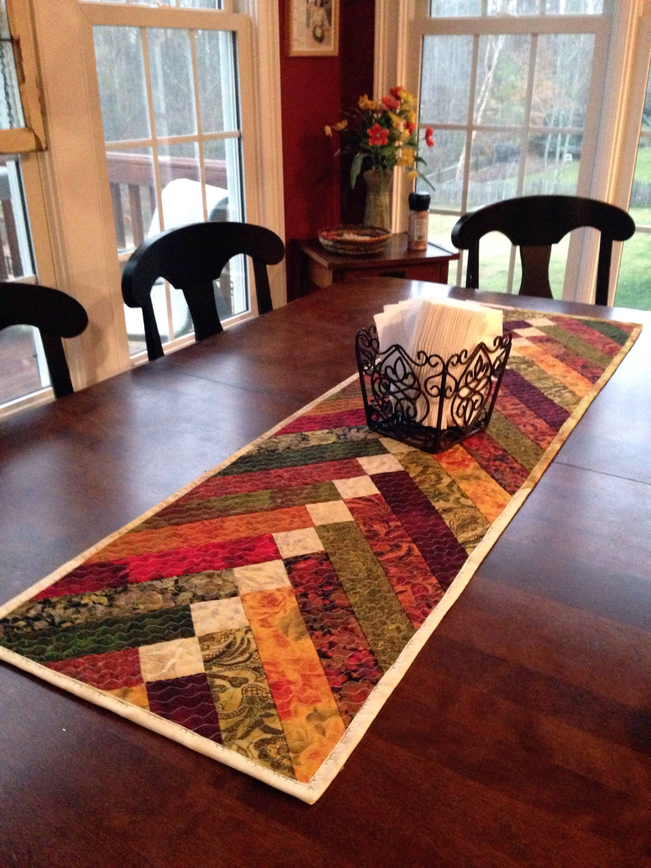 34 Jelly Roll Table Runner Patterns Image