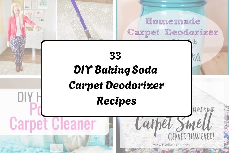 33 DIY Baking Soda Carpet Deodorizer Recipes
