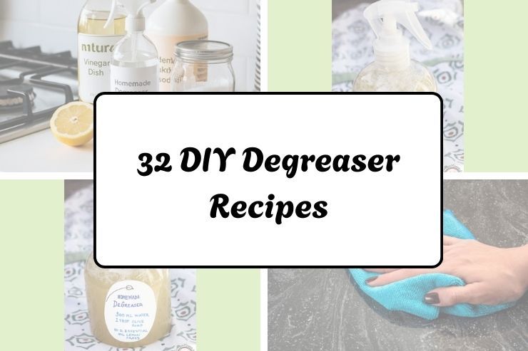 32 DIY Degreaser Recipes