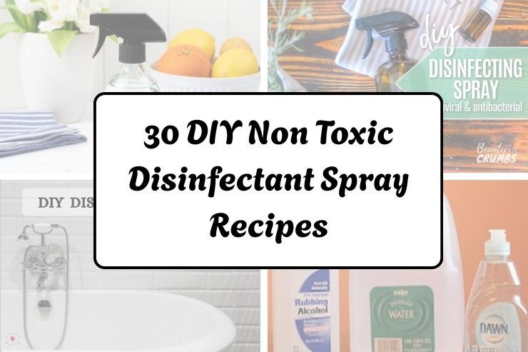 30 DIY Non Toxic Disinfectant Spray Recipes