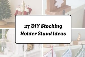 27 DIY Stocking Holder Stand Ideas httpshelthdestiny.comdiy-stocking-holder-stand-ideas_20251220065334