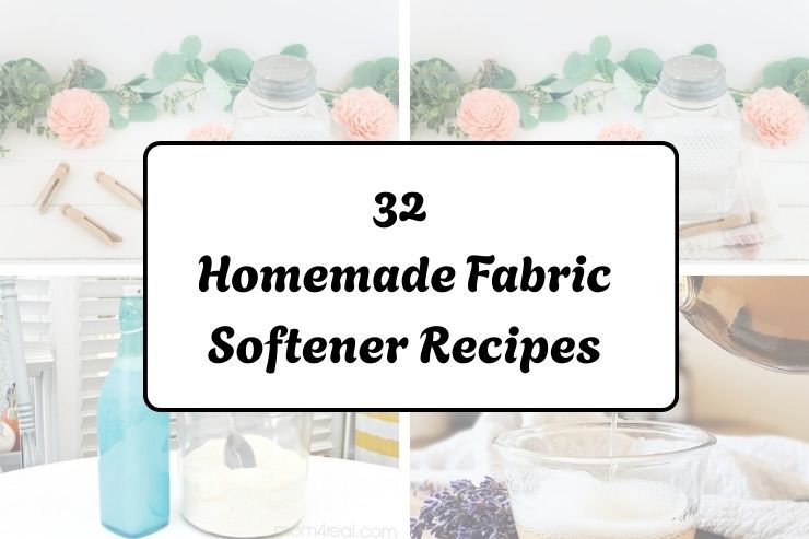 32 Homemade Fabric Softener Recipes