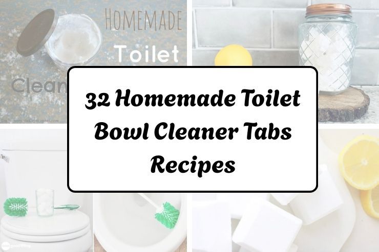 32 Homemade Toilet Bowl Cleaner Tabs Recipes
