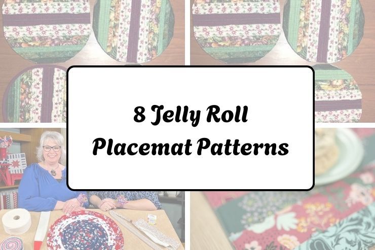 8 Jelly Roll Placemat Patterns