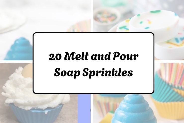 20 Melt and Pour Soap Sprinkles