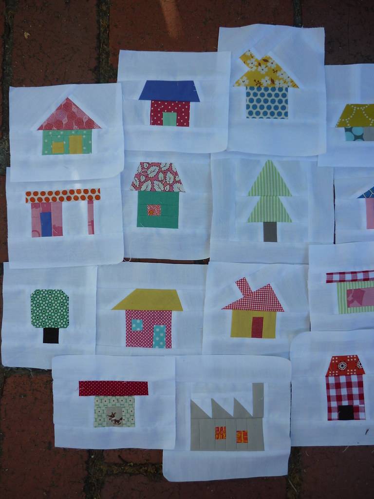 4 Tiny Town Quilt Patterns Image