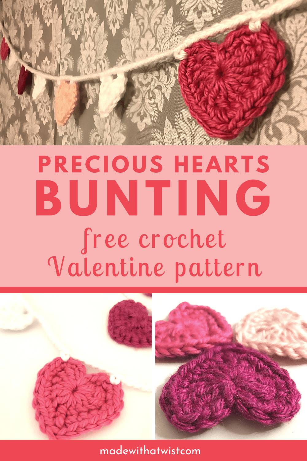34 Valentines Day Crochet Garland Ideas Image