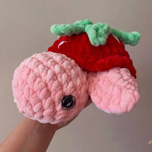 8 Strawberry Turtle Crochet Patterns Image