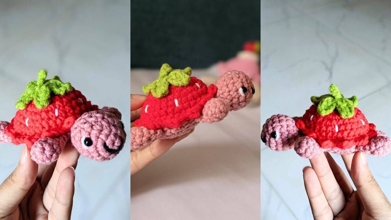 8 Strawberry Turtle Crochet Patterns Image