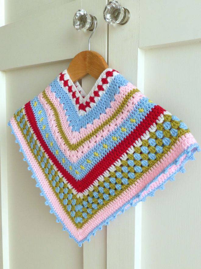 28 Child’s Poncho Crochet Patterns Image