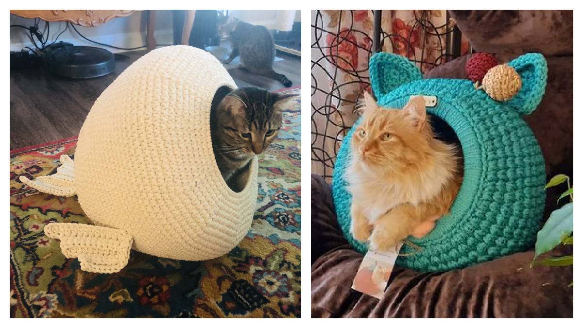 35 Crochet Cat House Patterns Image