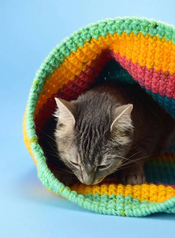 35 Crochet Cat House Patterns Image