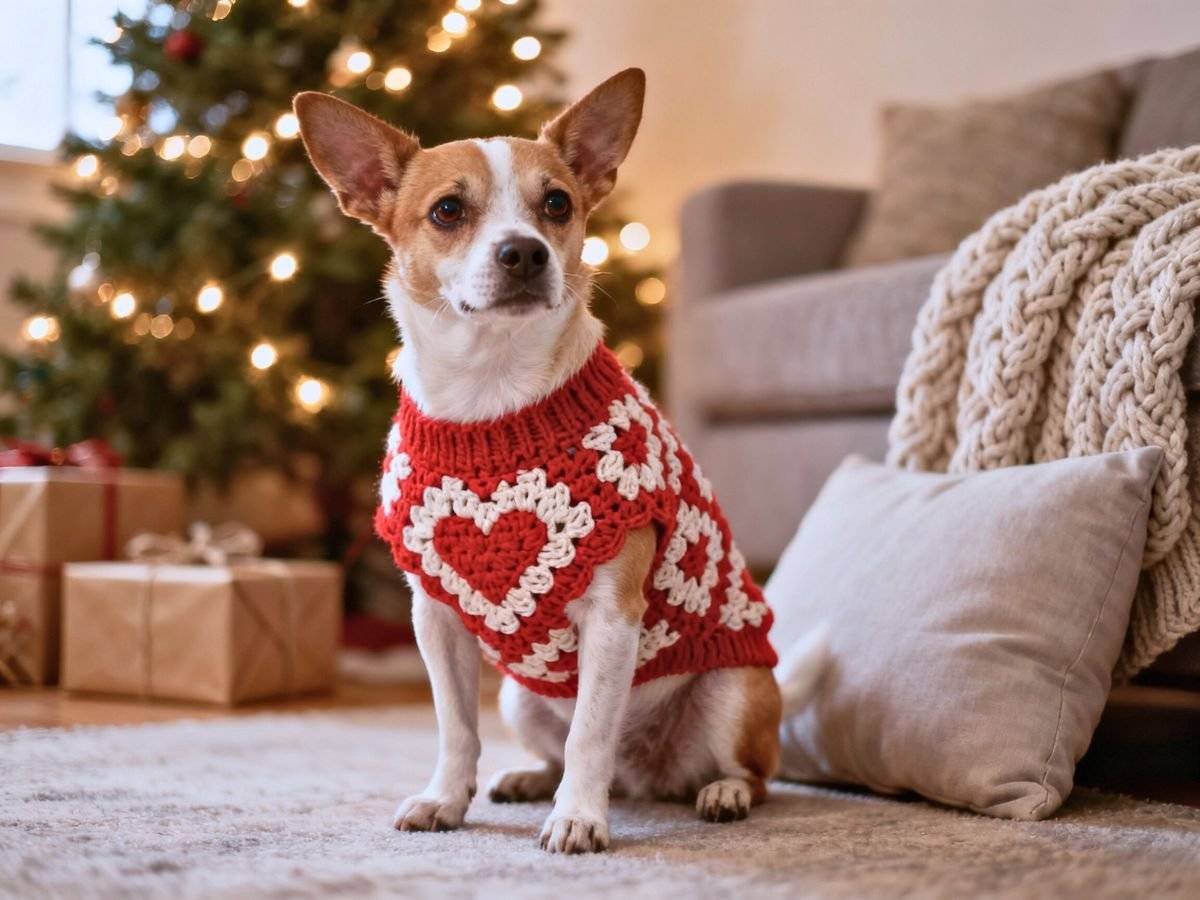 32 Small Dog Sweaters Crochet Patterns Image