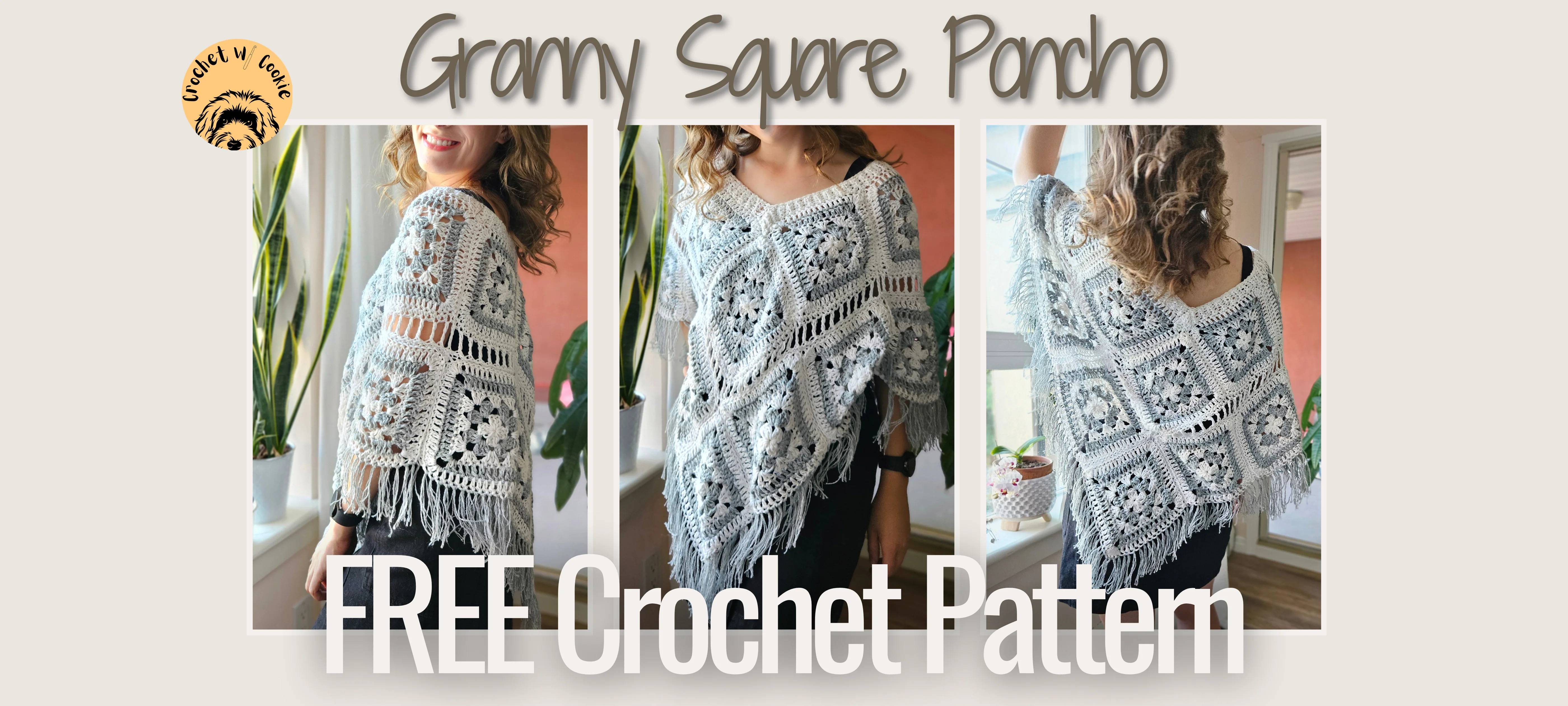 35 Easy Crochet Poncho Patterns Image