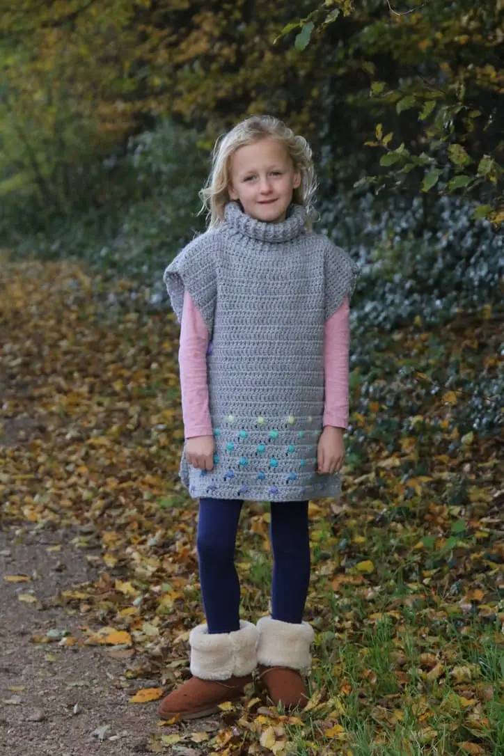 28 Child’s Poncho Crochet Patterns Image