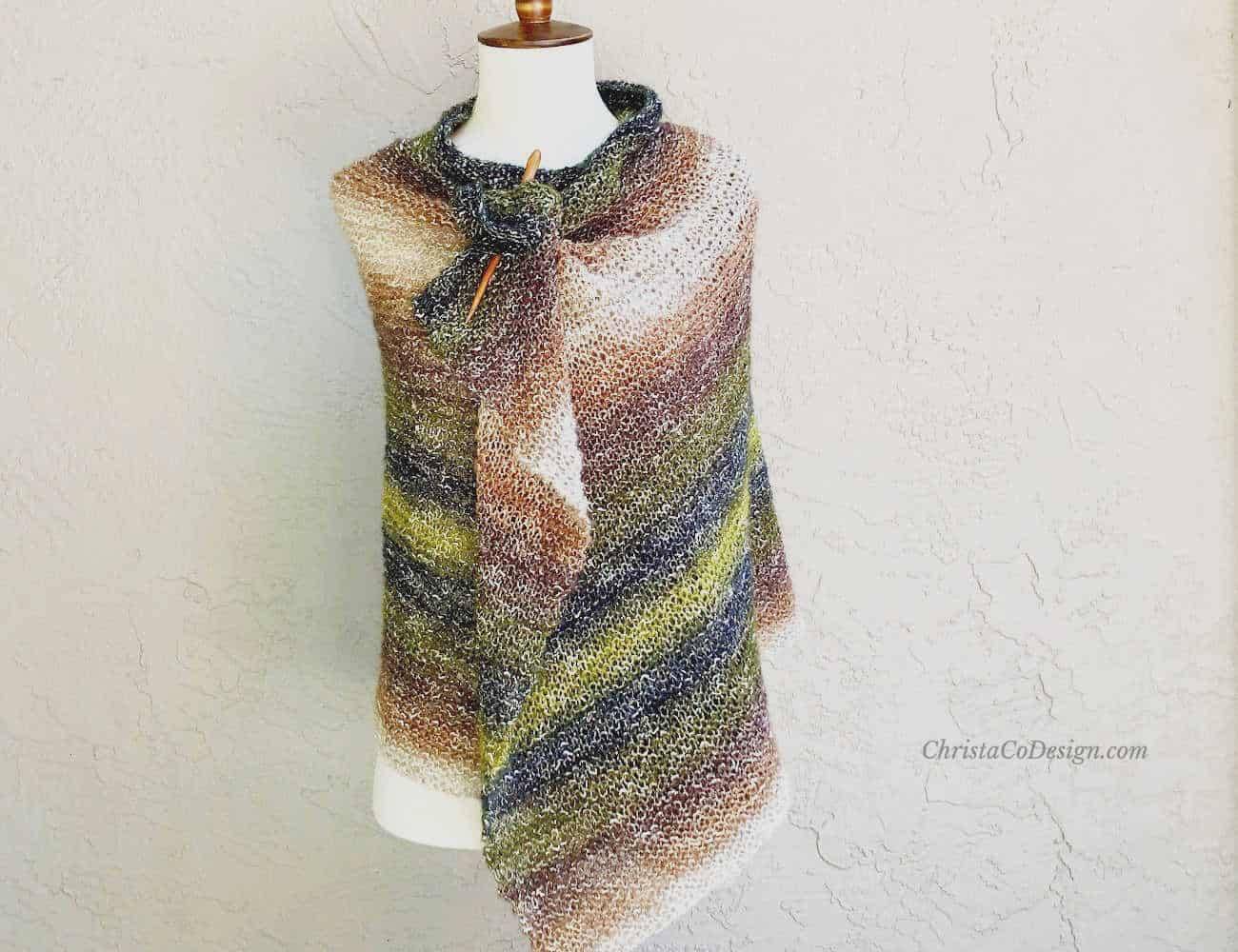 35 Easy Knitted Shawls Patterns Image