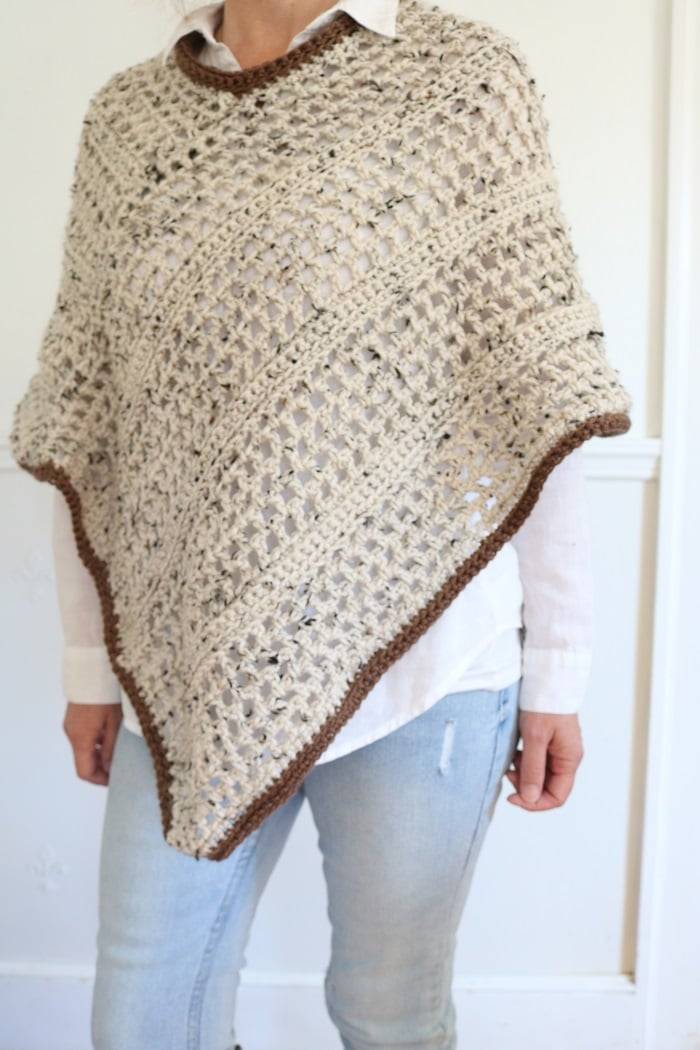 35 Easy Crochet Poncho Patterns Image